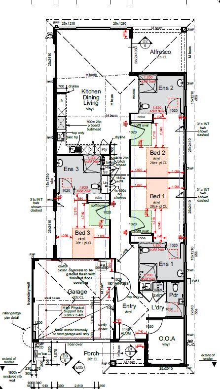 Make this 3-bed your home in Eglinton - 24/7 Support Room — Floorplan 1