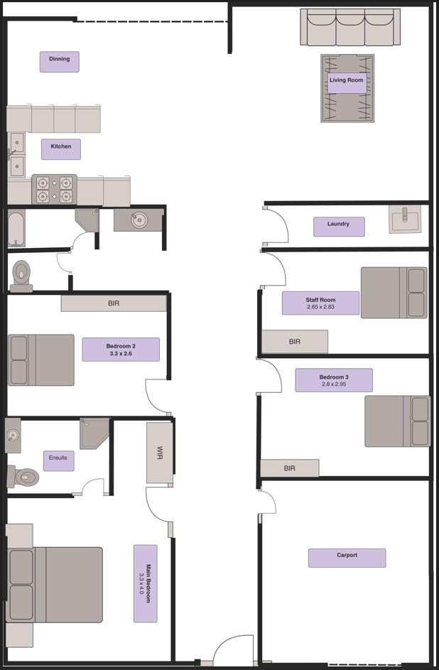Supported Living in Paralowie — Floorplan 1