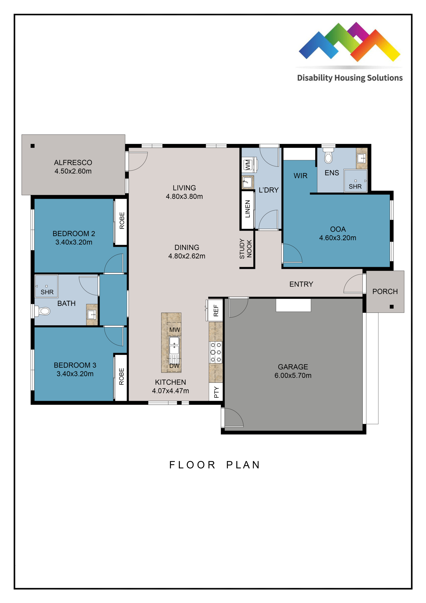 Flagstone, QLD – Improved Liveability House — Floorplan 1