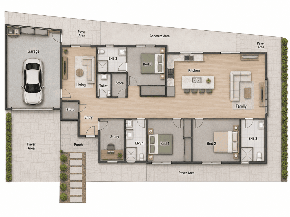 SIL Home in Frankston North, VIC, 3200 — Floorplan 1