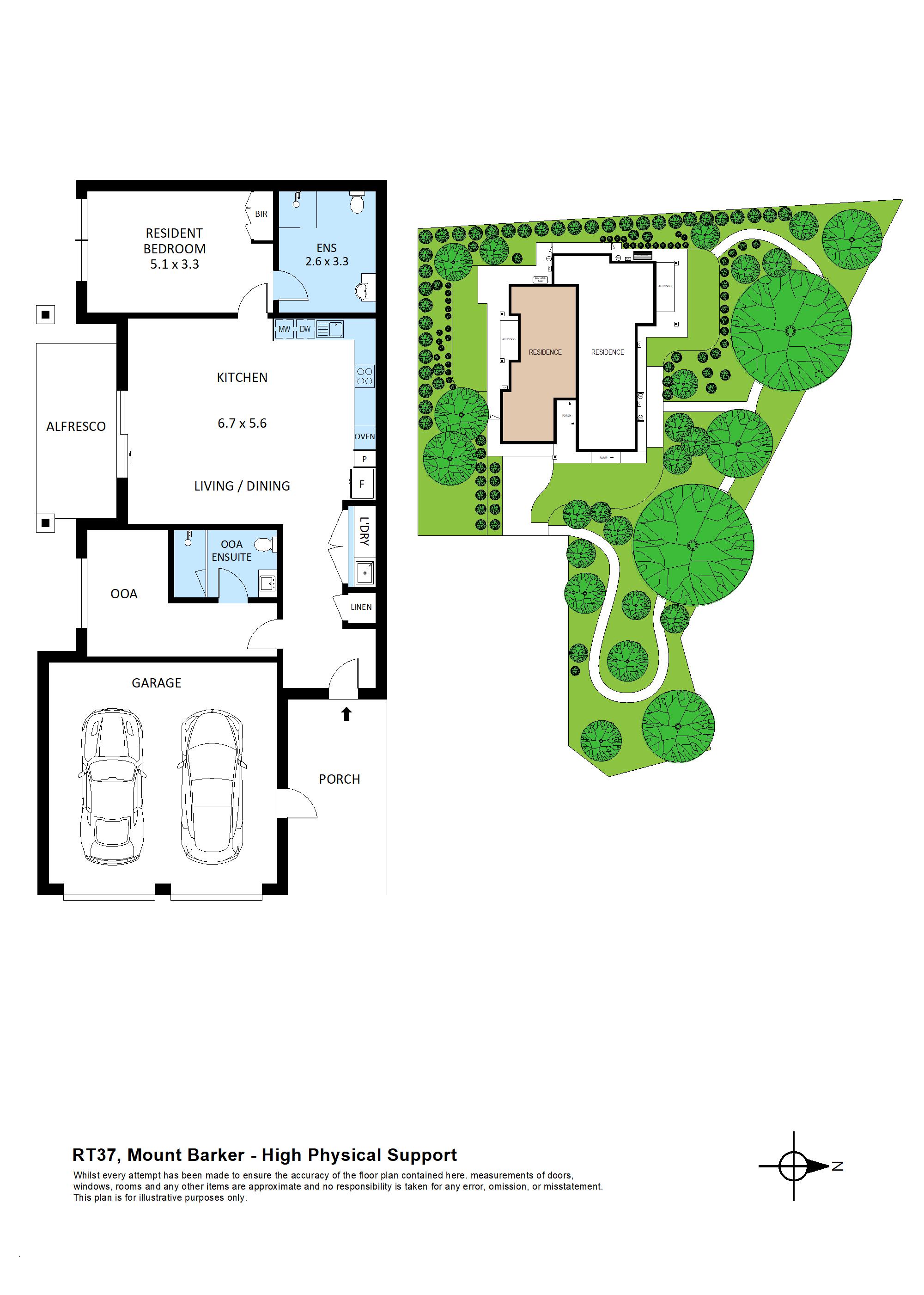 A Home of Your Own: Modern 1-Bedroom HPS Living in Mount Barker — Floorplan 1