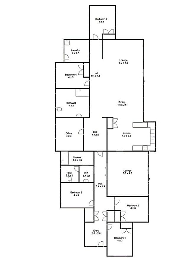 Seeking housemate in Fully accessible Benalla home — Floorplan 1