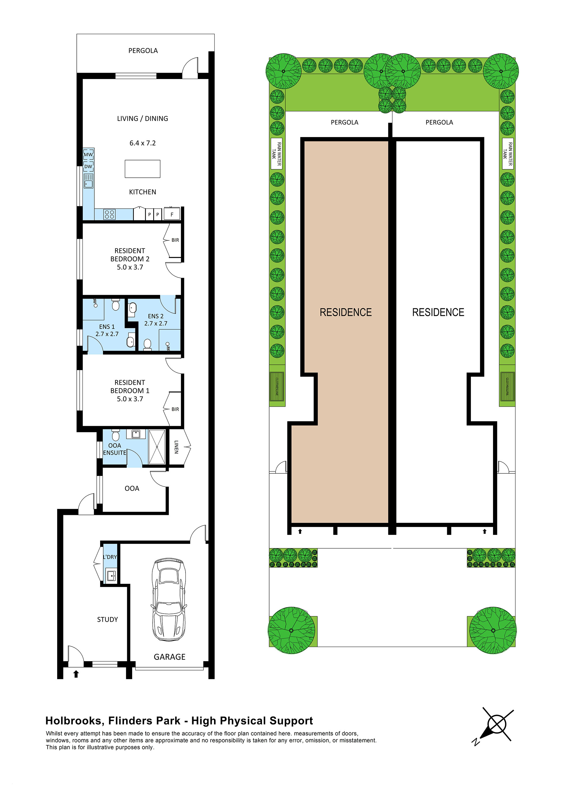 Modern high physical support homes available October — Floorplan 1