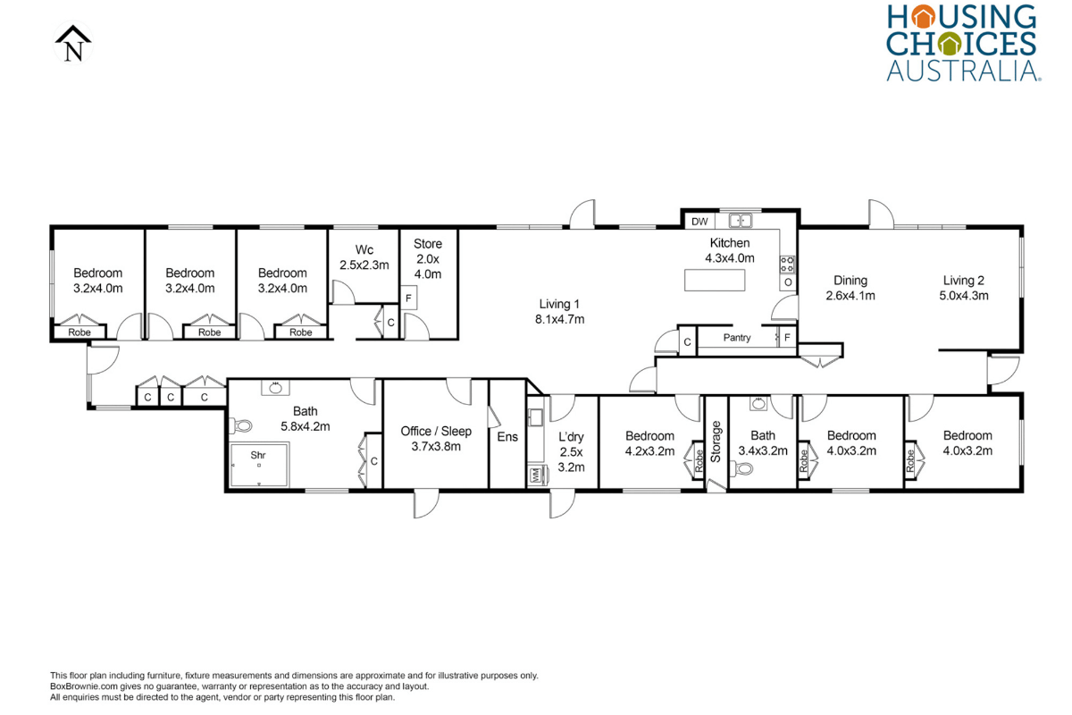 Join a friendly home in a leafy suburb, close to Reservoir's amenities — Floorplan 1