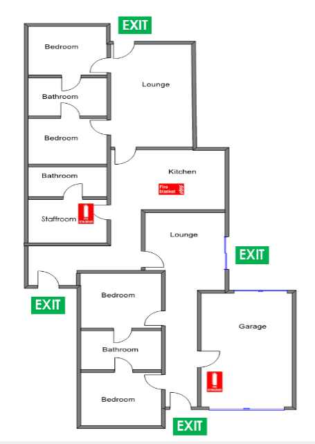Torrensville - 1 Vacancy 4 Bedroom Residence Basic — Floorplan 1