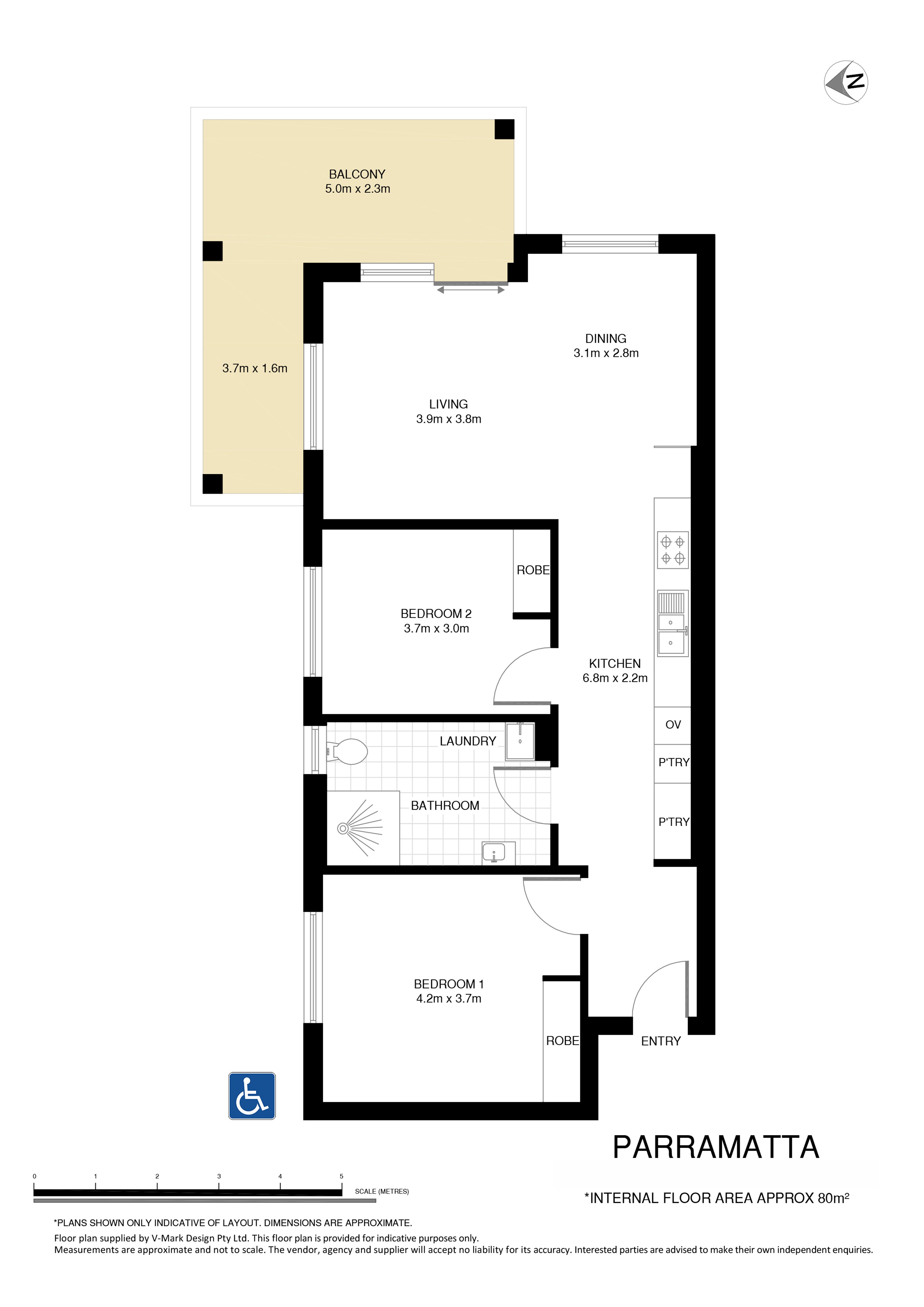 Parramatta, NSW 2150 — Floorplan 1