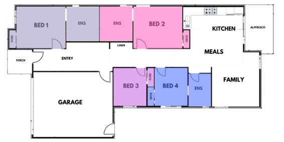 STRATHFIELD HPS - Cranbourne East, Victoria — Floorplan 1