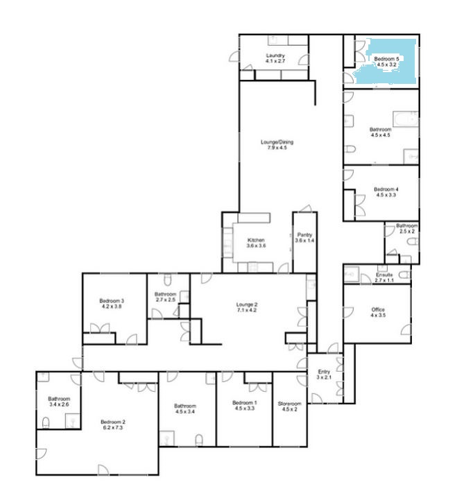 Specialist Disability Accommodation (SDA) registered as design category ‘Fully Accessible’ — Floorplan 1