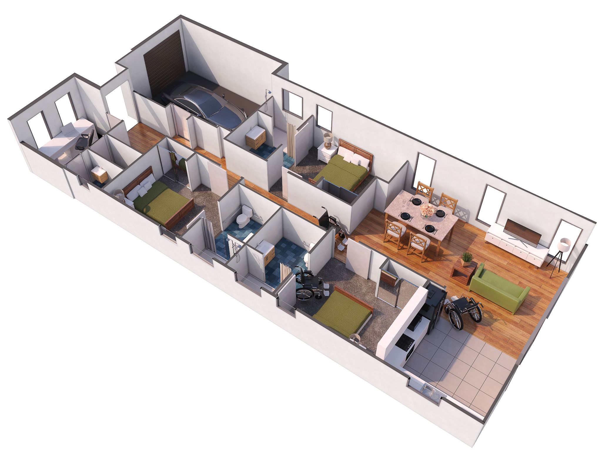 Platinum Level SDA House in Valley View — Floorplan 1