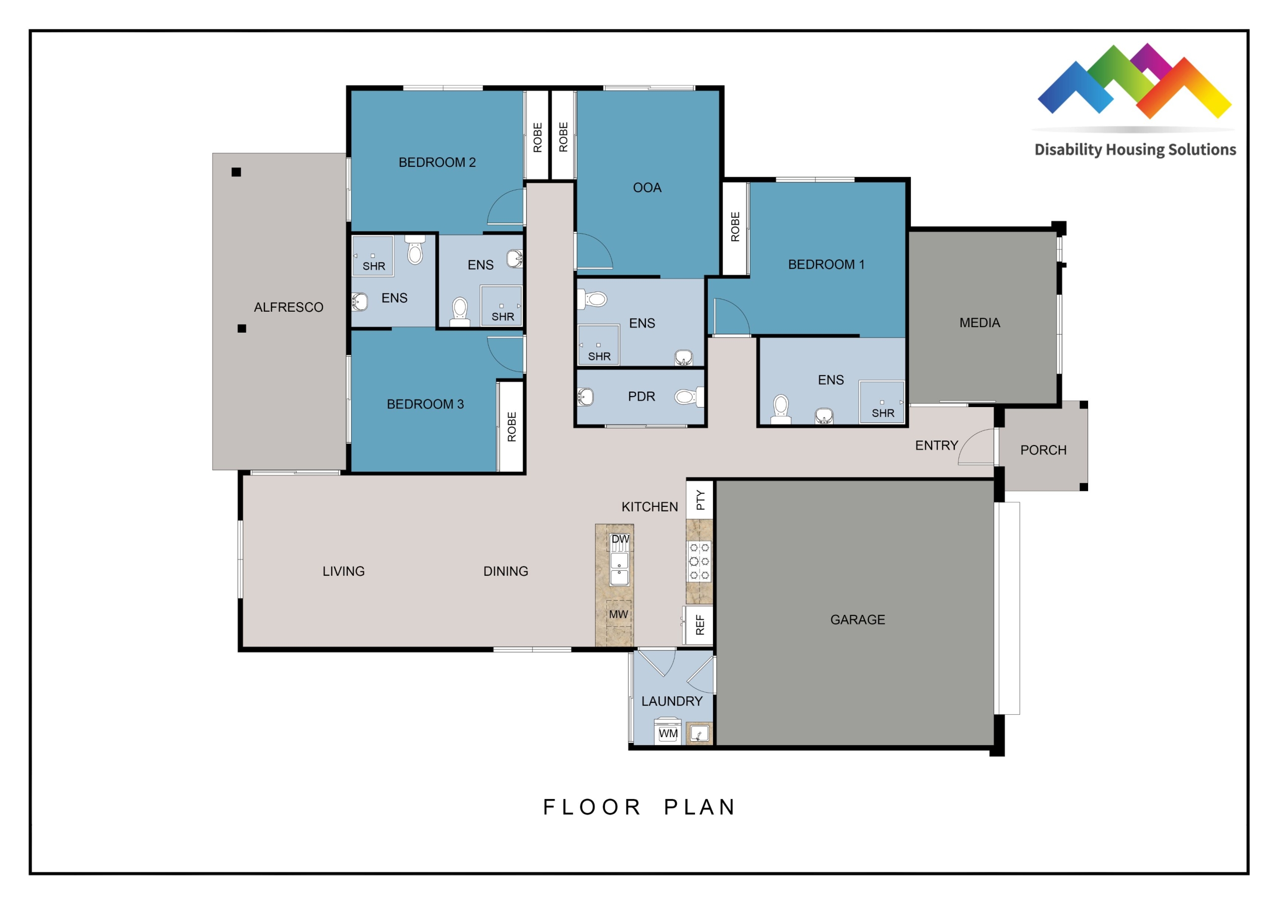 COTSWOLD HILLS, TOOWOOMBA QLD – ROBUST / IMPROVED LIVEABILITY HOUSE | CO-TENANT OPPORTUNITY — Floorplan 1