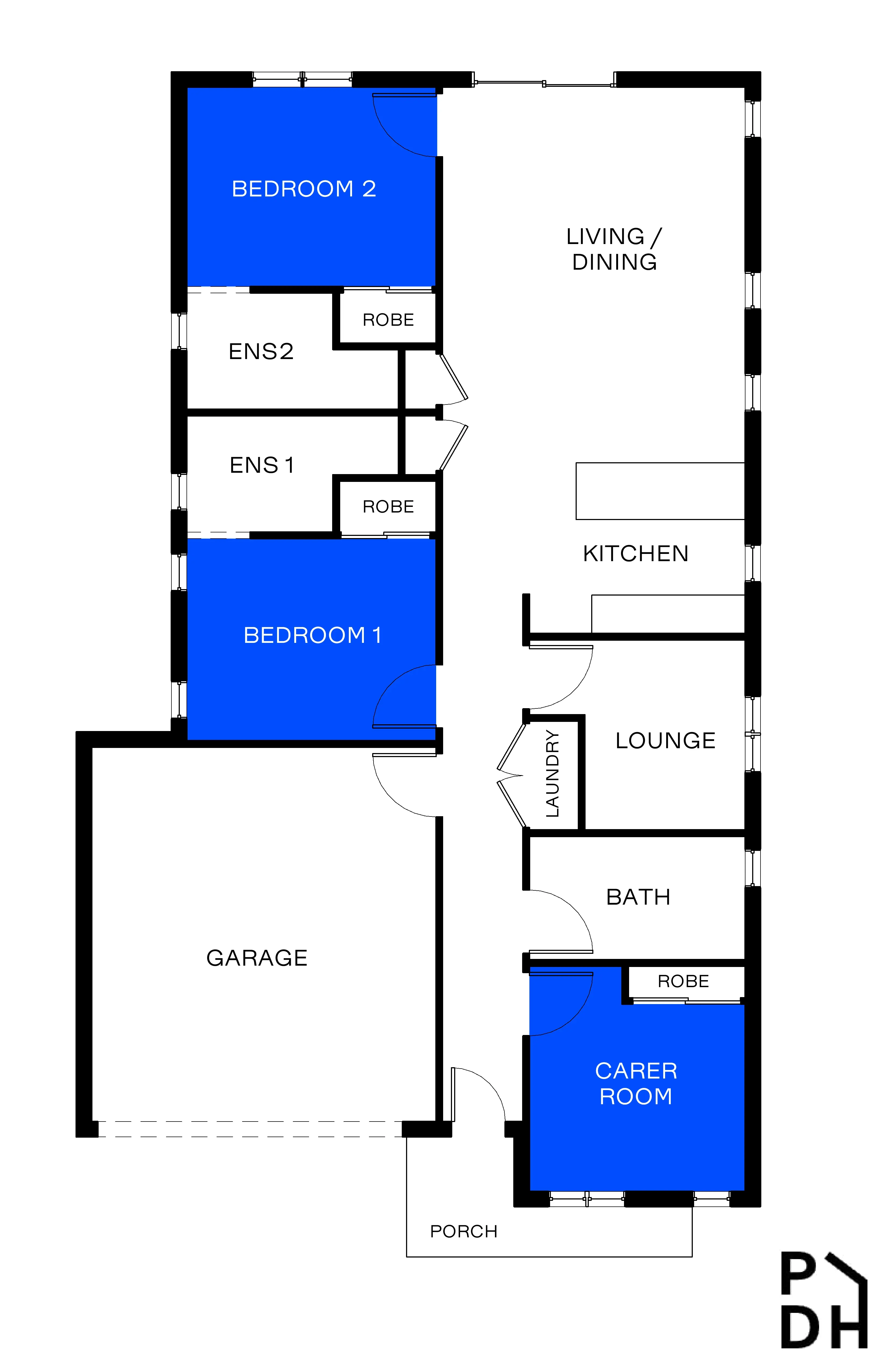 Winter Valley / Ballarat - Improved Liveability / SIL SDA House - Move In Now — Floorplan 1