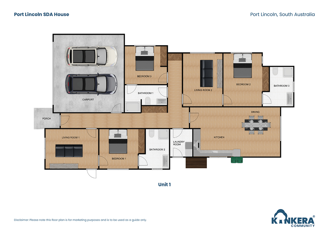 Port Lincoln House — Floorplan 1
