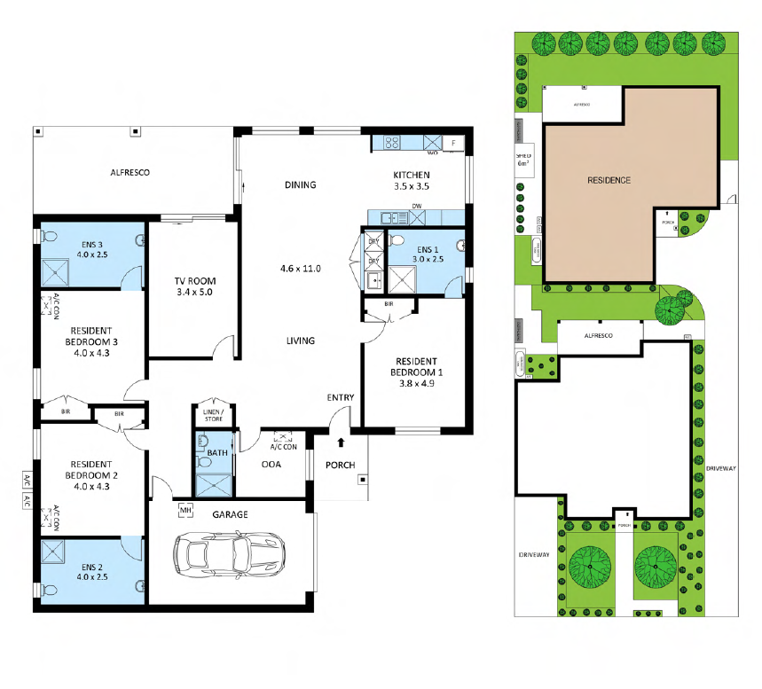 Knoxfield – HPS/FA/IL Home — Floorplan 1