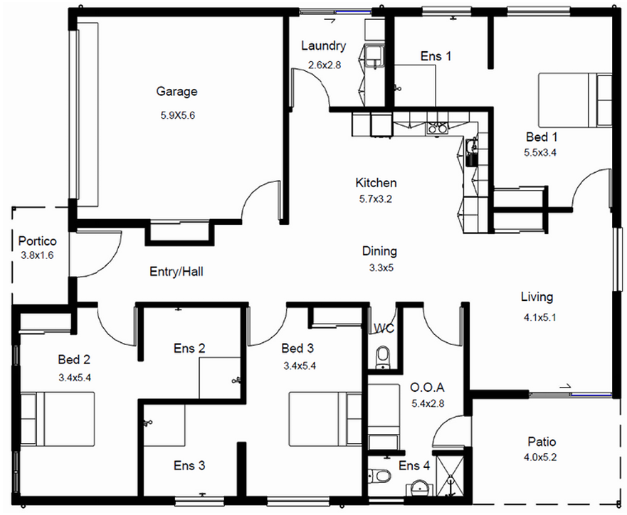 Your Berrimah Oasis: A Refreshing Escape from the Everyday — Floorplan 1