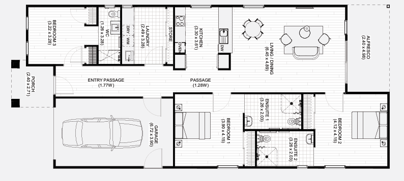 Close Coastal Views at Midway Point, Tasmania — Floorplan 1