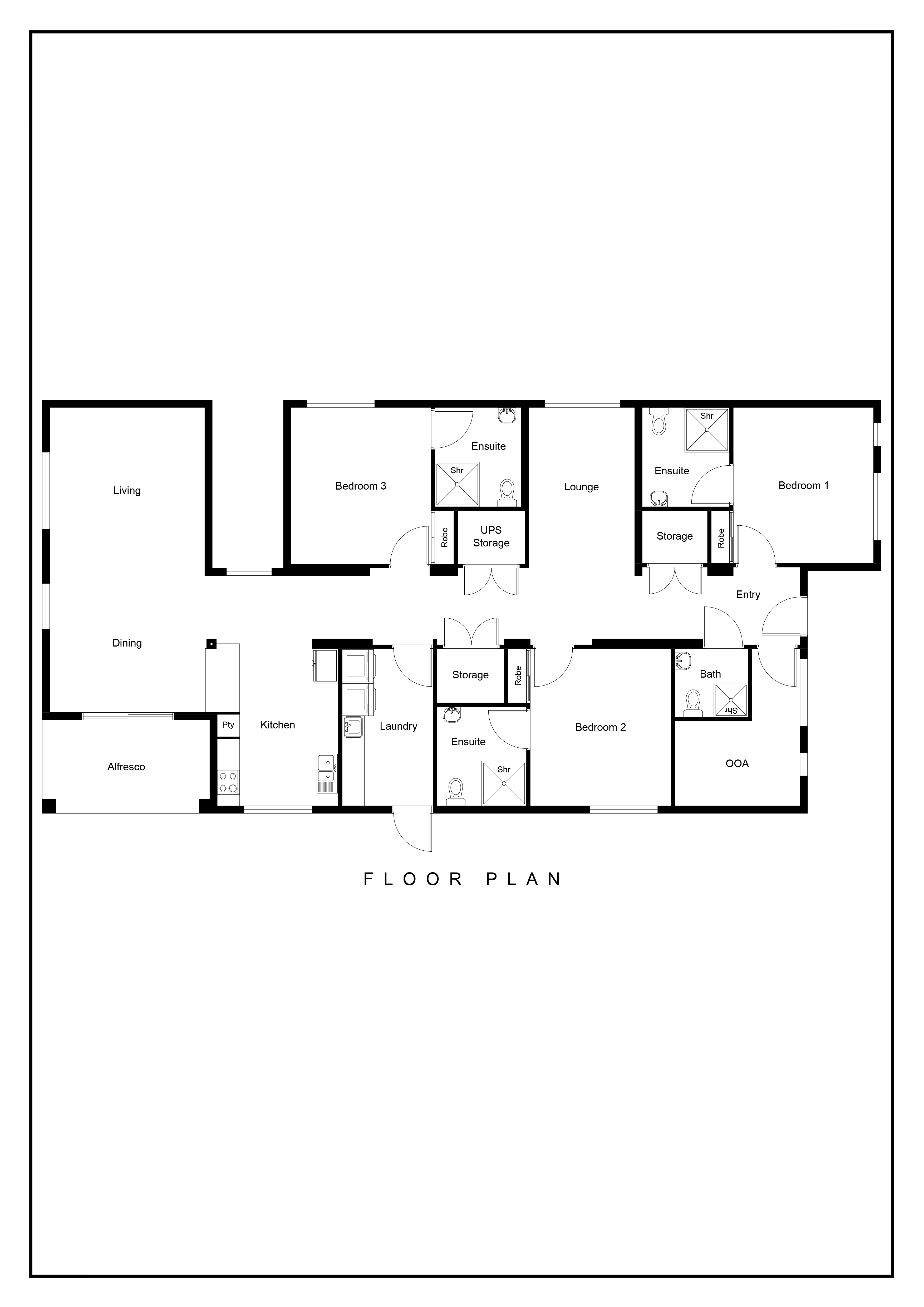 SDA: Bendigo, Vic — Floorplan 1