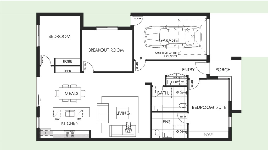 Brand New ROBUST Home in CRAIGIEBURN — Floorplan 1