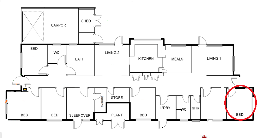 Spacious and contemporary home in Kew. — Floorplan 1