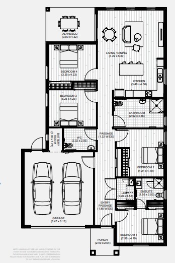 Spacious 3-Bedroom HPS Property - Jevon Street, Mambourin — Floorplan 1
