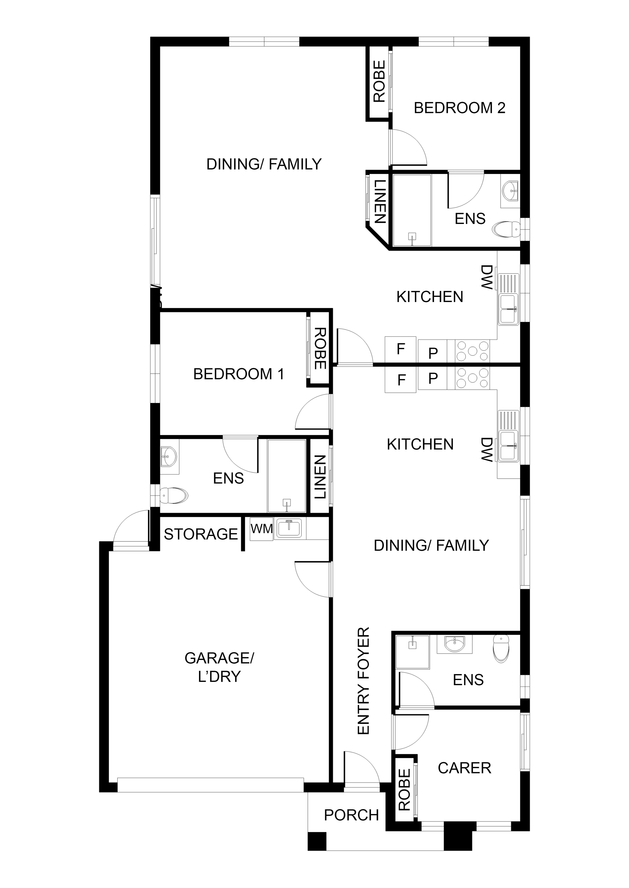 TRUE ROBUST Your Own Independent Home: Real Privacy & Real Support — Floorplan 1