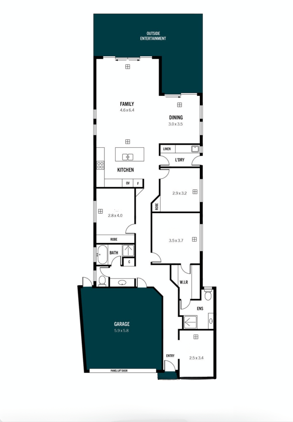 Non-SDA, SIL home minutes from Marion Shopping Centre and Brighton beach — Floorplan 1