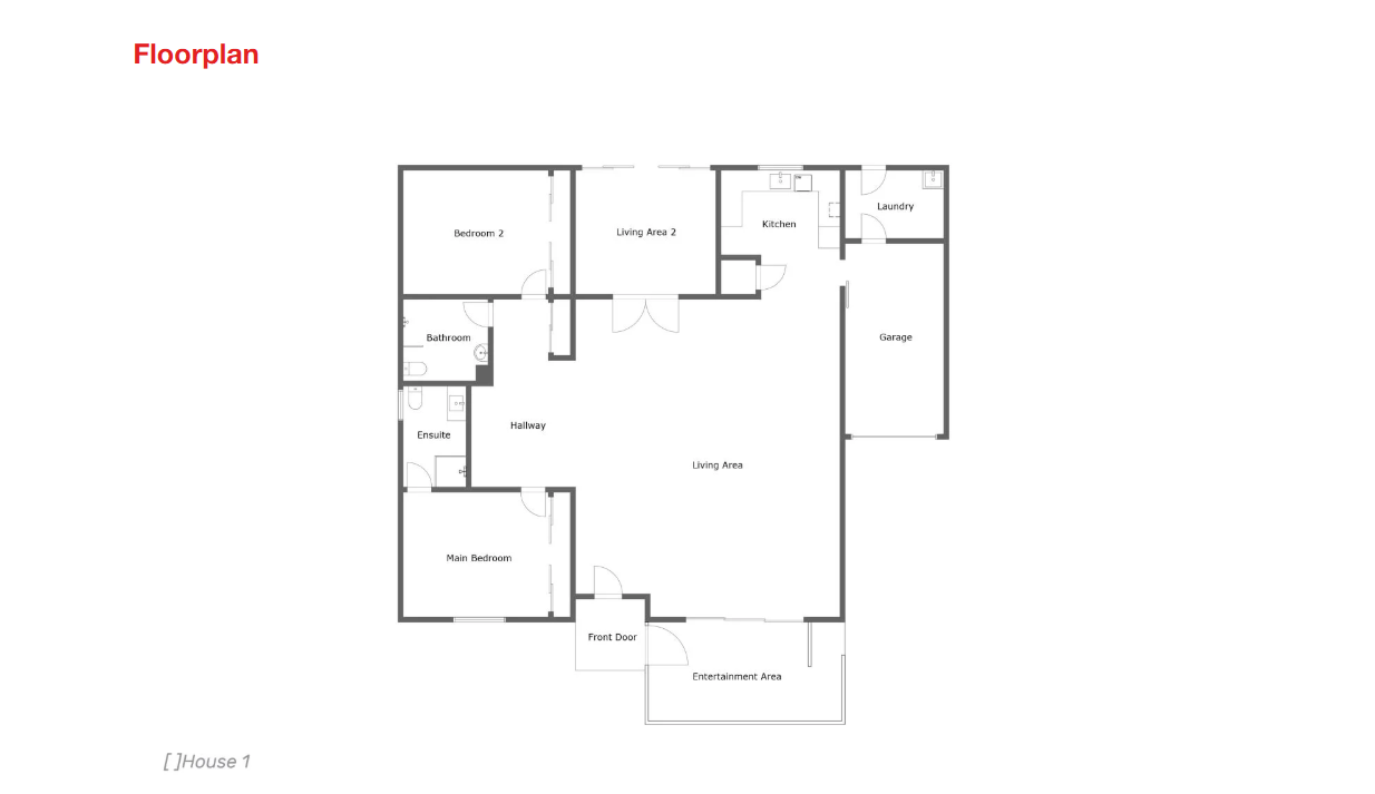 New Construction - 3 Bedroom - Accessible SILS in Maryborough — Floorplan 1