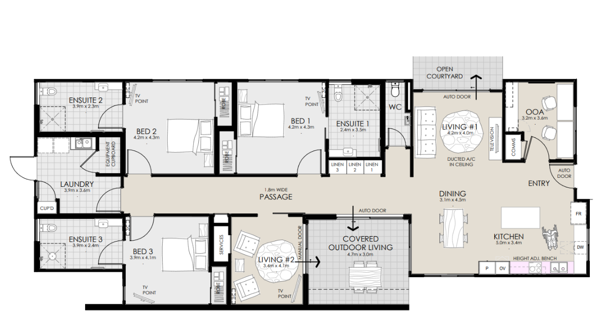 Renmark Street Balcatta SDA House B — Floorplan 1