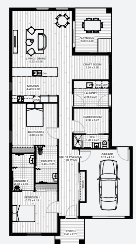 Farndale Drive, Lara, VIC 3212 – Accessible SIL Home with 3 Vacant Rooms — Floorplan 1