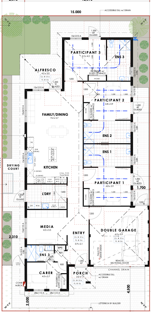 Stunning 3 Bedroom SDA Home in Port Kennedy– A Tranquil Retreat! — Floorplan 1