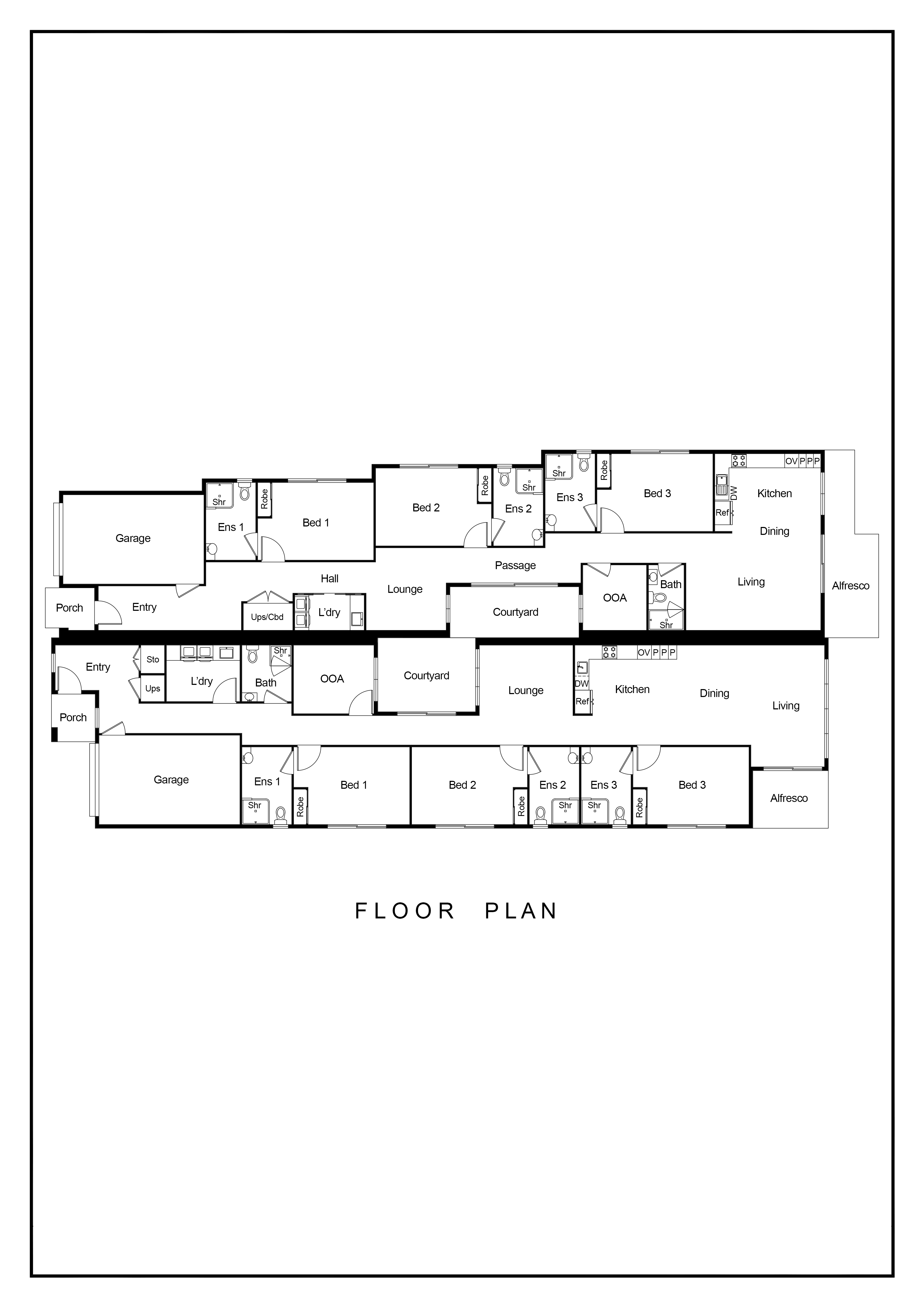 Moorabbin (Rowans Road) — Floorplan 1