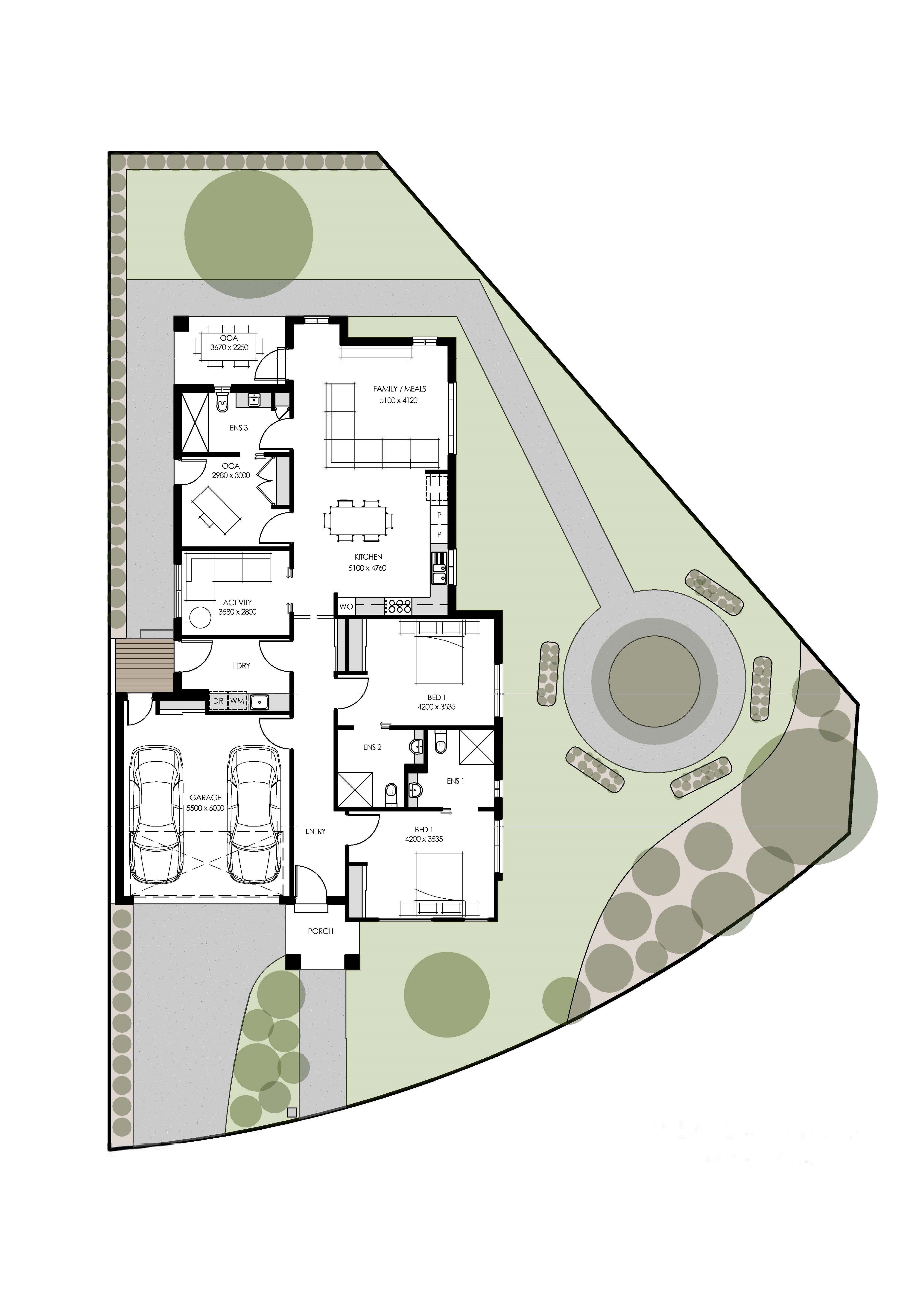 SDA High Physical - Warragul — Floorplan 1