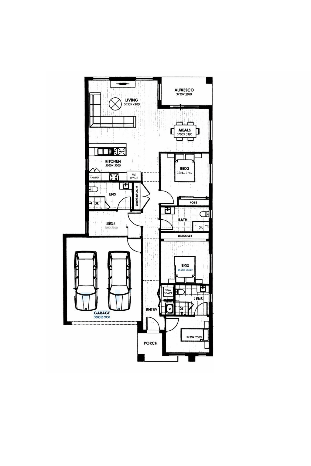 Swift Way, Huntly, VIC 3551 — Floorplan 1