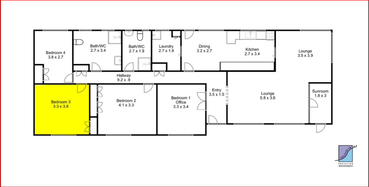 Tranquil living in the heart of Victorian Goldfields region! — Floorplan 1