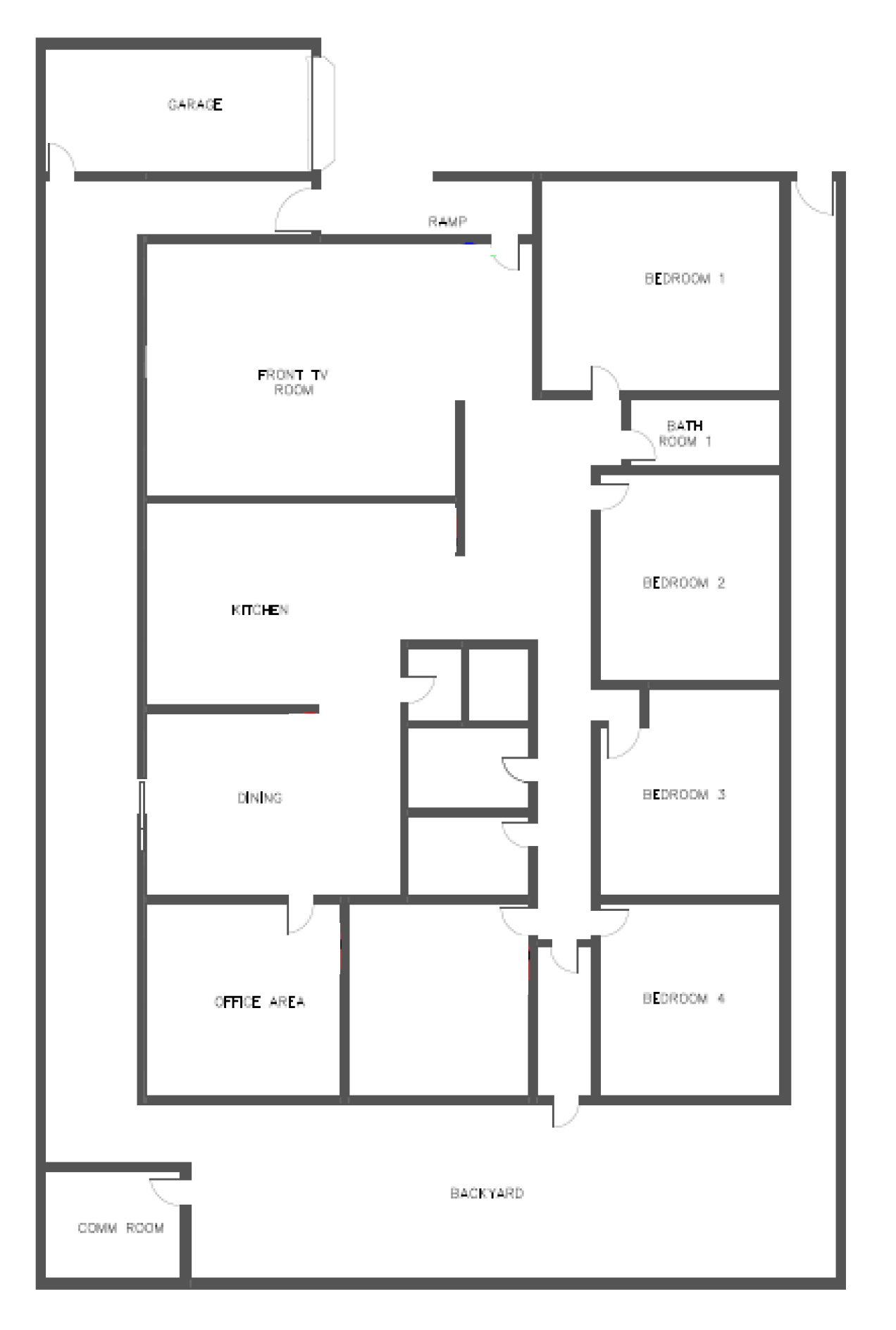 Barden Ridge Disability Accommodation 11-404 — Floorplan 1