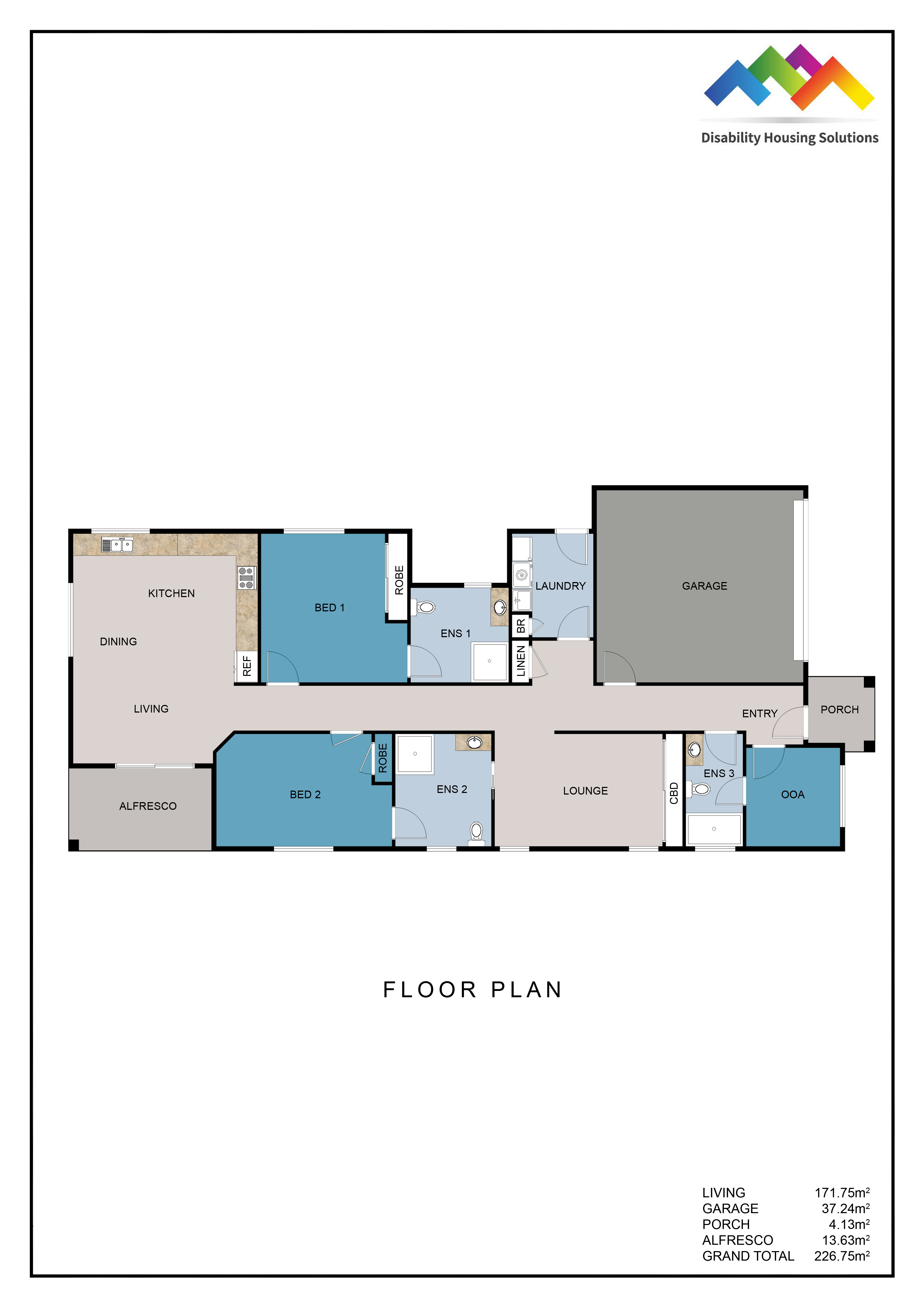 NERANG QLD – HPS HOME — Floorplan 1