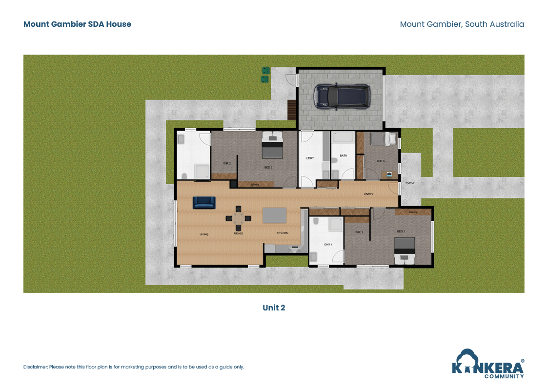 Mount Gambier SDA House – HPS FA IL — Floorplan 2