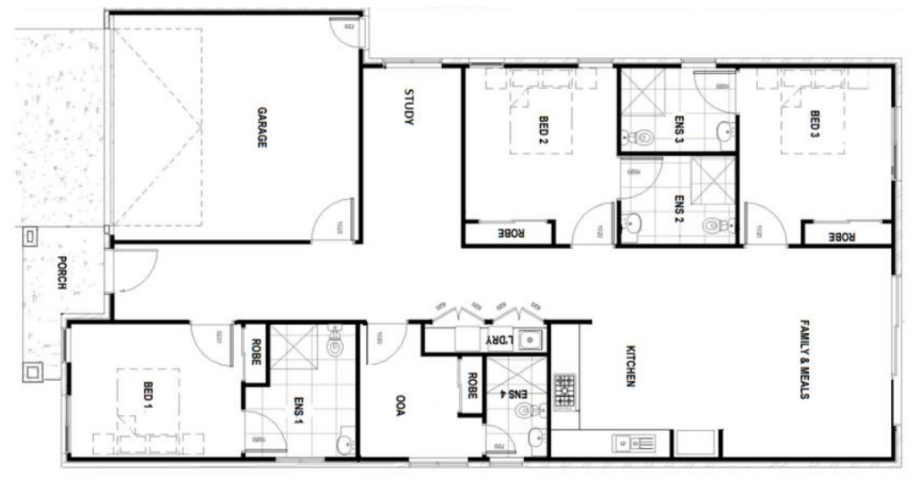 Accessible Comfort Meets Country Charm in Huntly, VIC — Floorplan 1