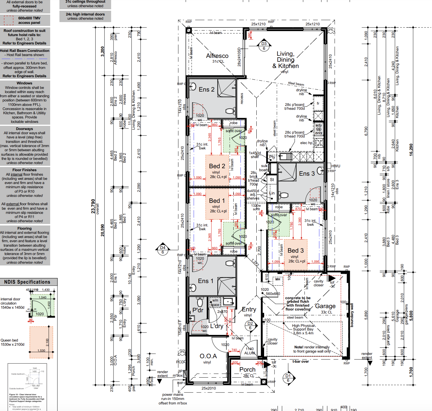 South West HPS 3 bed home with OOA Room in Usher! — Floorplan 1