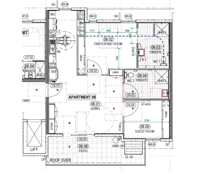 High Physical Support Apartments in Rockhampton — Floorplan 1