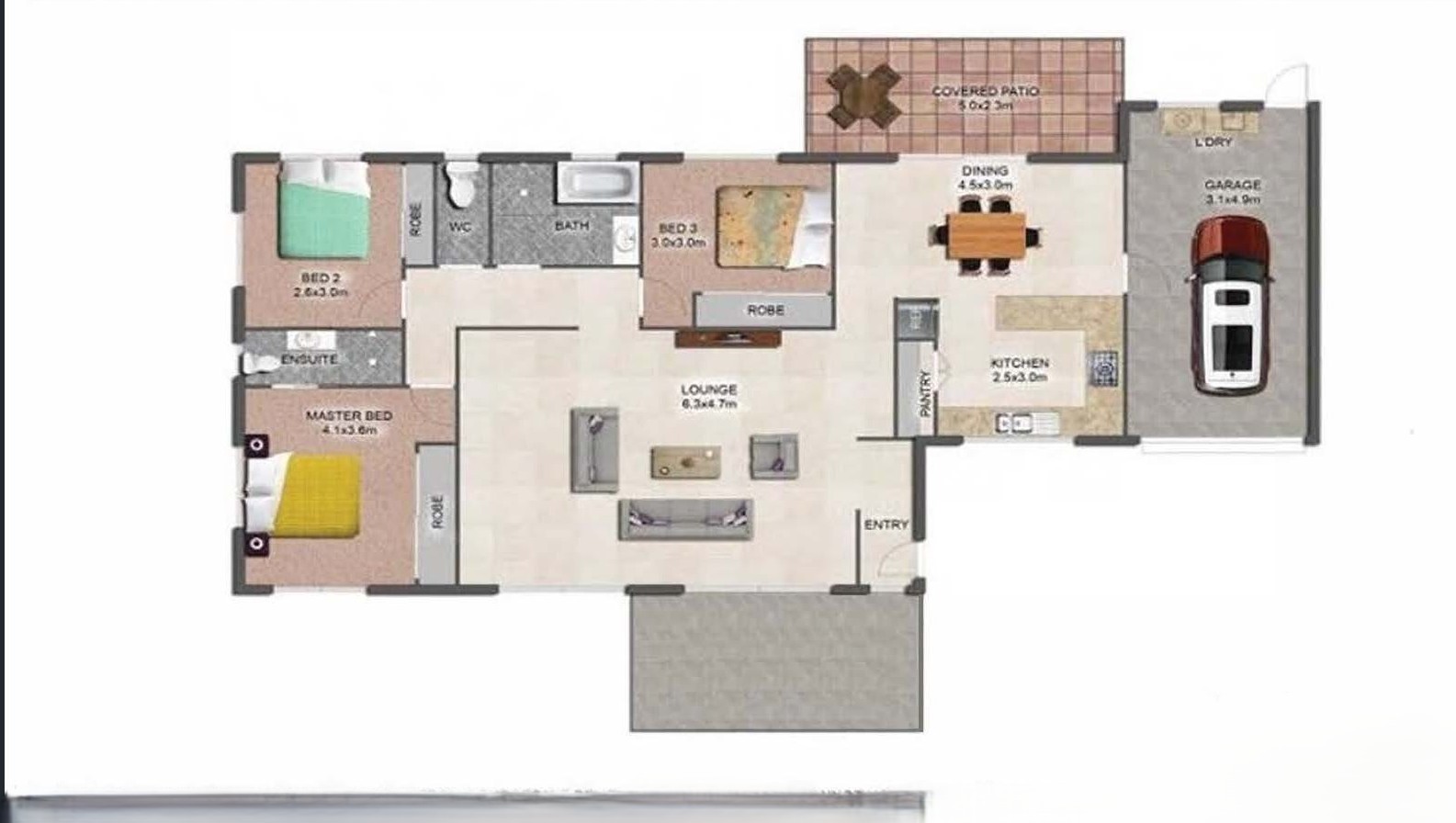 Supported Independent Living Home – Tweed Heads South, NSW — Floorplan 1