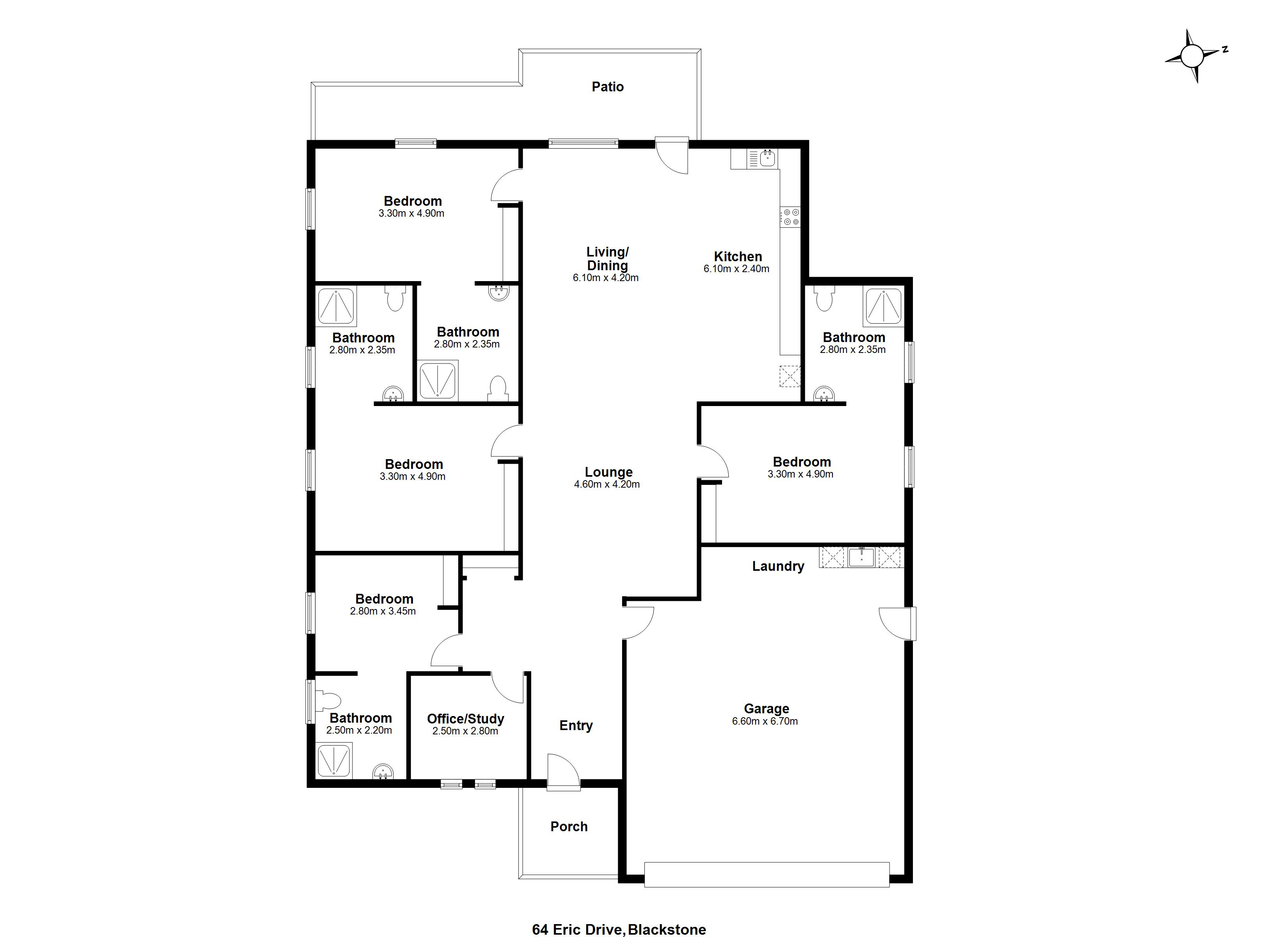 The Safe Haven: Your Ideal SDA Home in Ipswich — Floorplan 1