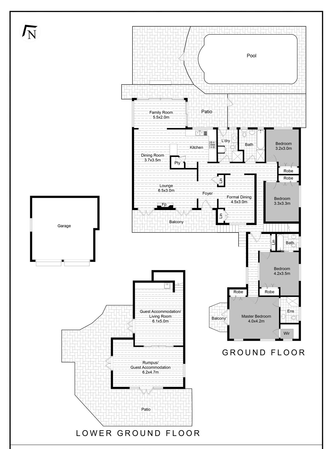 Magnificent Ladies Home In the Desirable North Shore — Floorplan 1