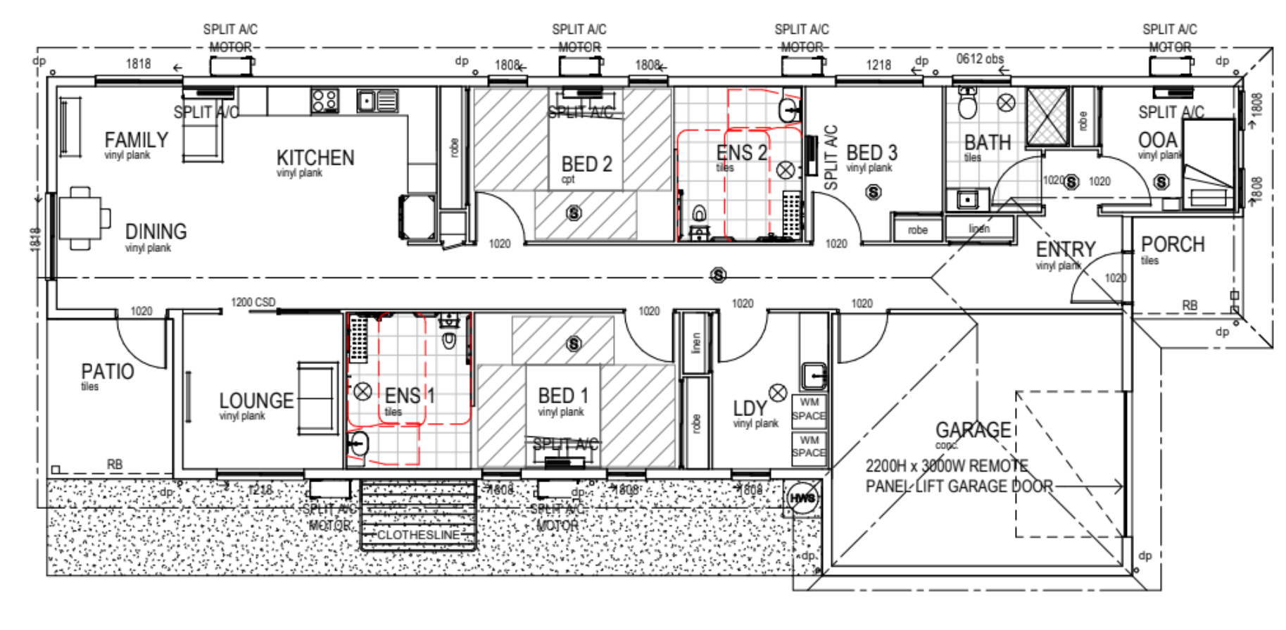 2 SDA + Guest Room + OOA + Media Room Home, in Baker's Creek — Floorplan 1