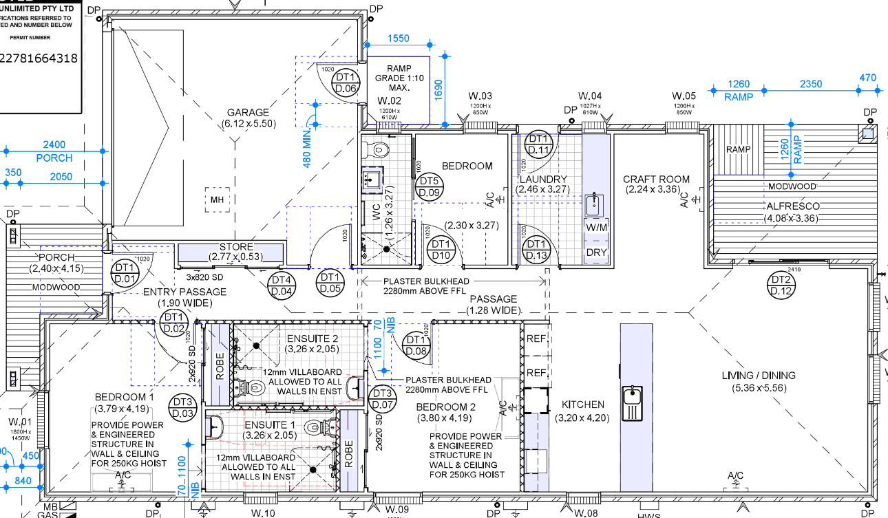 3 BR High Physical Support Home with OOA – Armstrong Creek — Floorplan 1