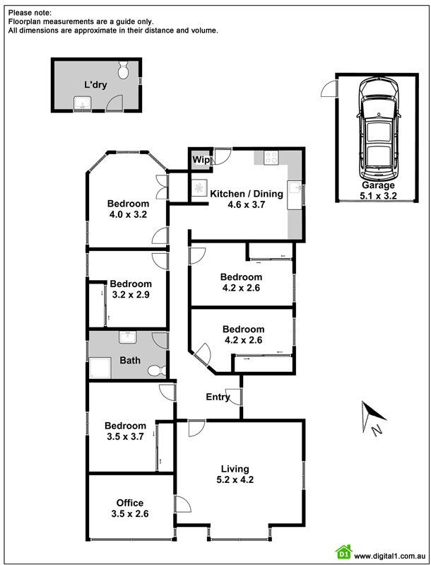 Large purpose-built SDA home in an amazing location offering the highest standards of care — Floorplan 1
