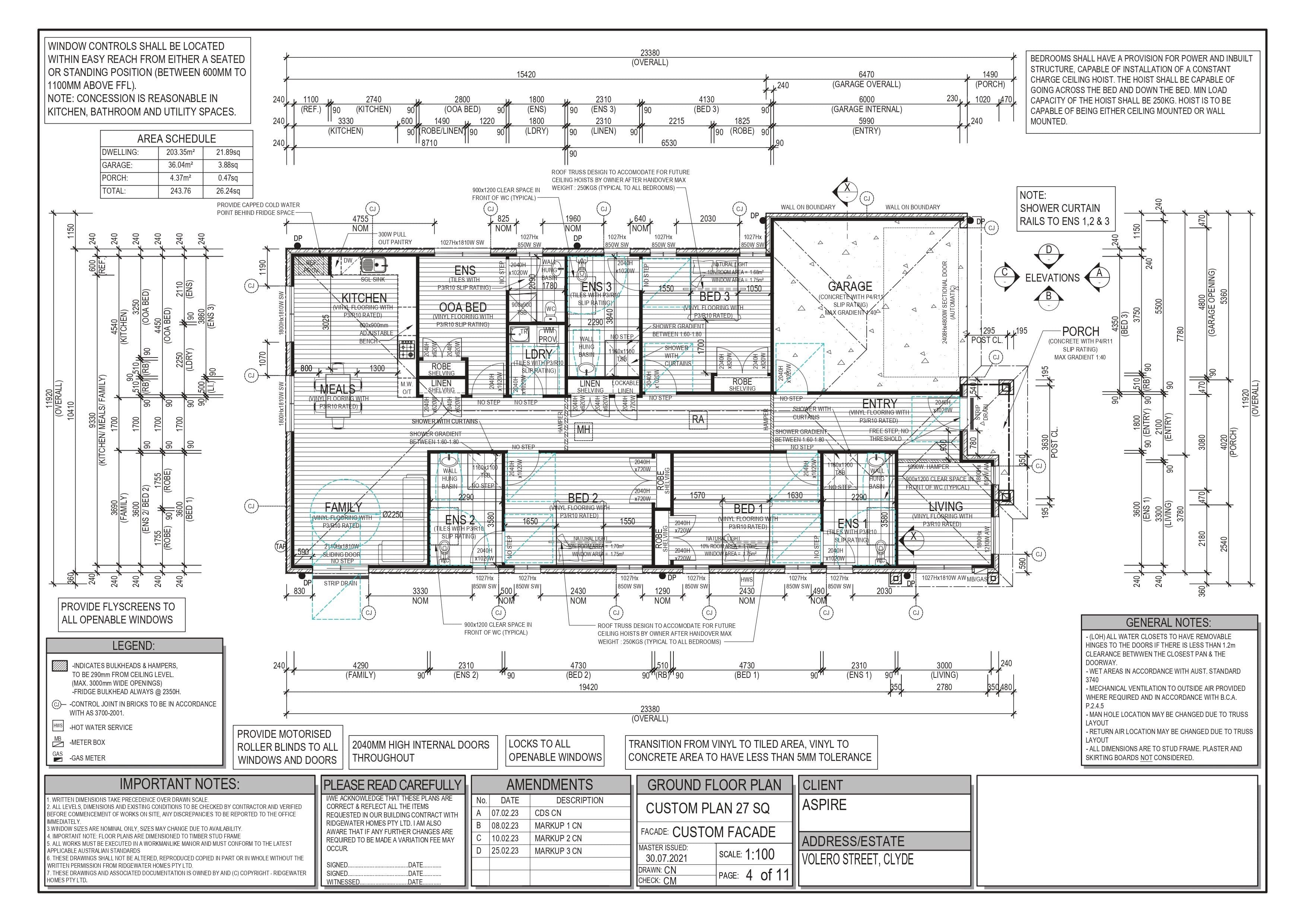 Fully Accessible Home Seeking 1 Resident NDIS TAC Clyde VIC — Floorplan 1