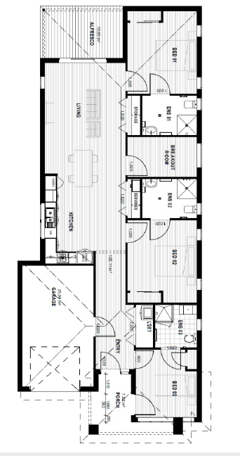 Brand New SDA-Ready 3-Bedroom Home – Fully Turnkey with Premium NDIS Inclusions — Floorplan 1