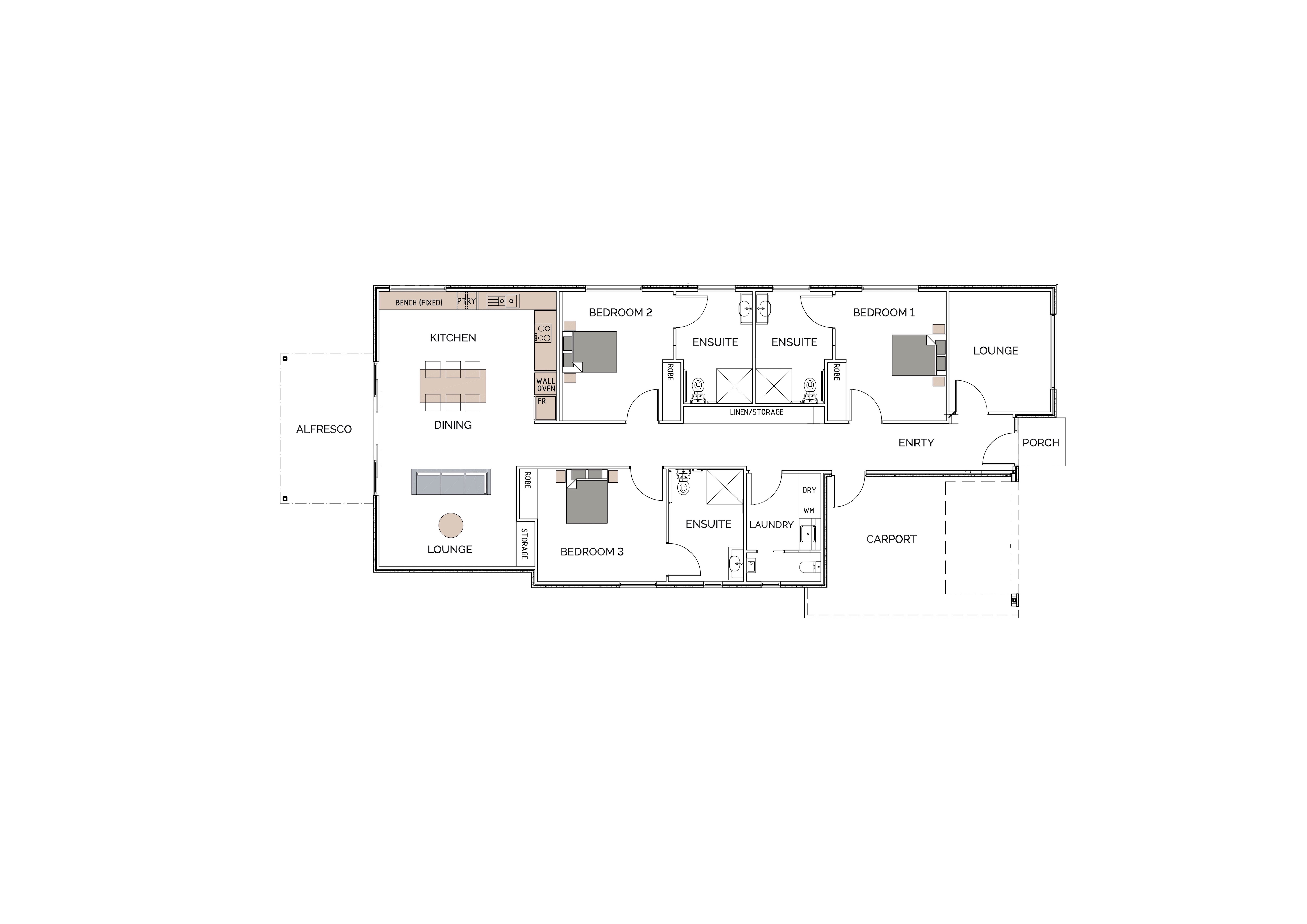 New Build SDA In Virginia Grove - AVAILABLE NOW - LAST BEDROOM — Floorplan 1