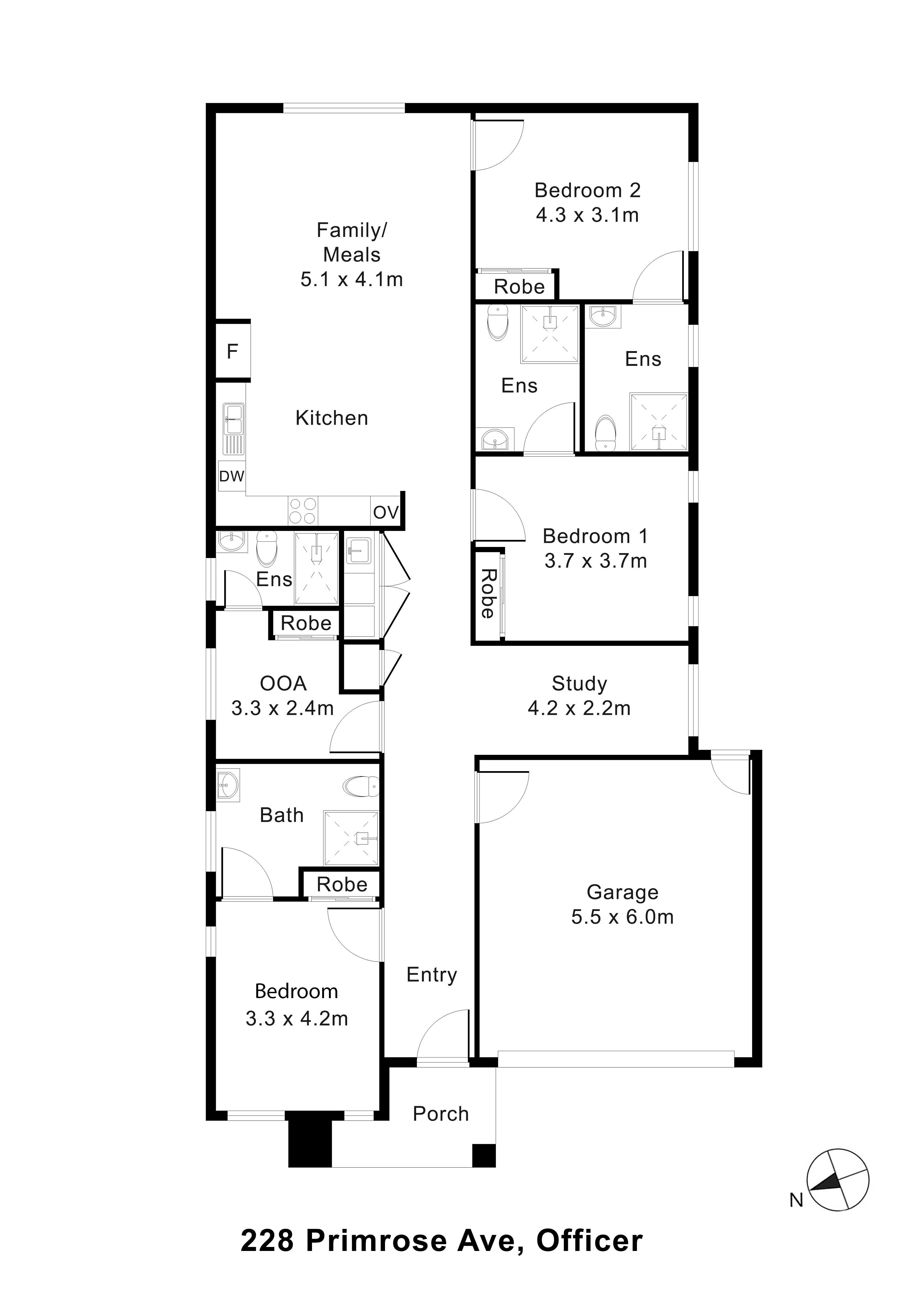 UNMATCHED ACCESSIBILITY: Exclusive 2P HPS Haven of Comfort & Security in Officer — Floorplan 1
