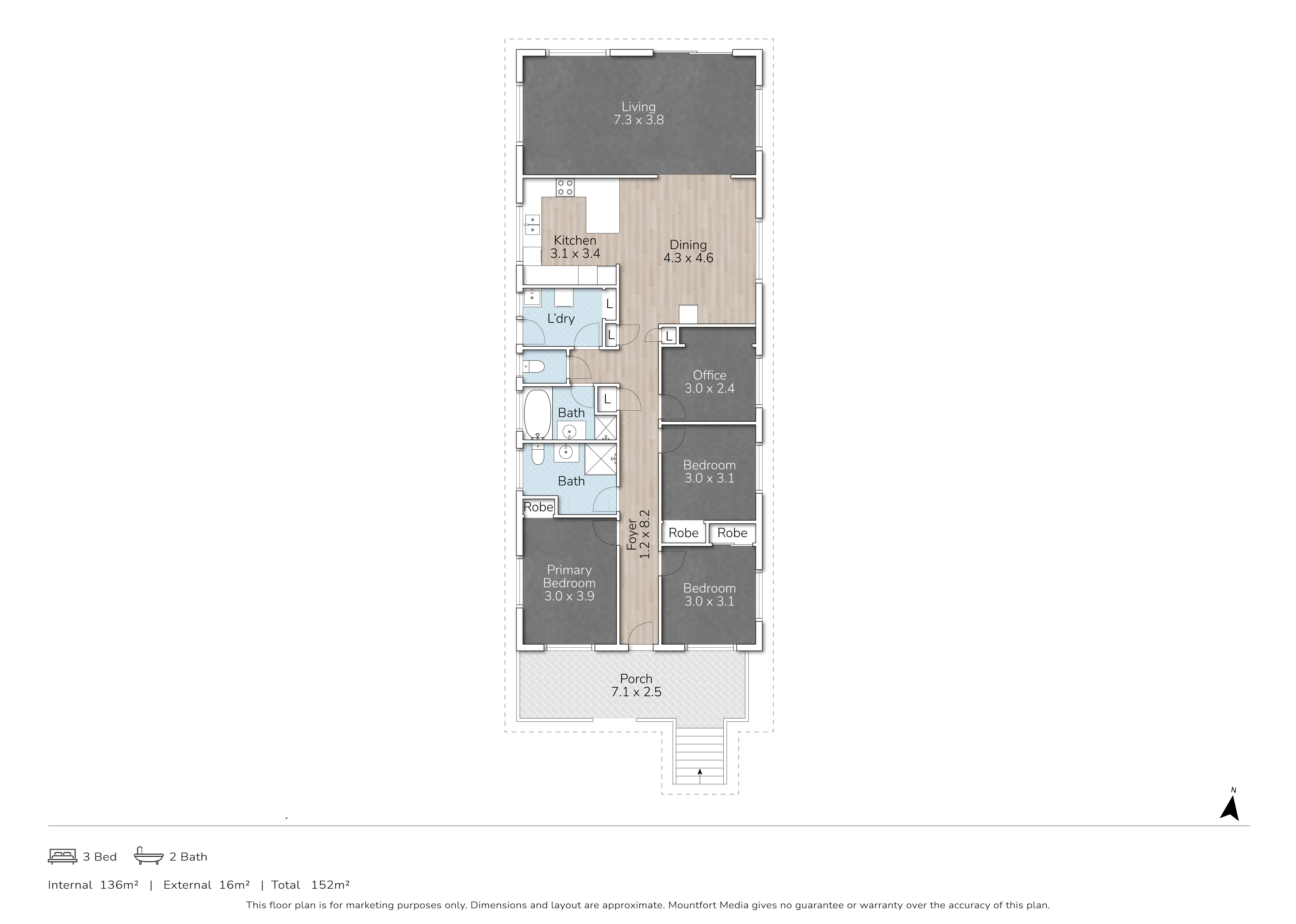 Wooloowin, QLD 4030 — Floorplan 1